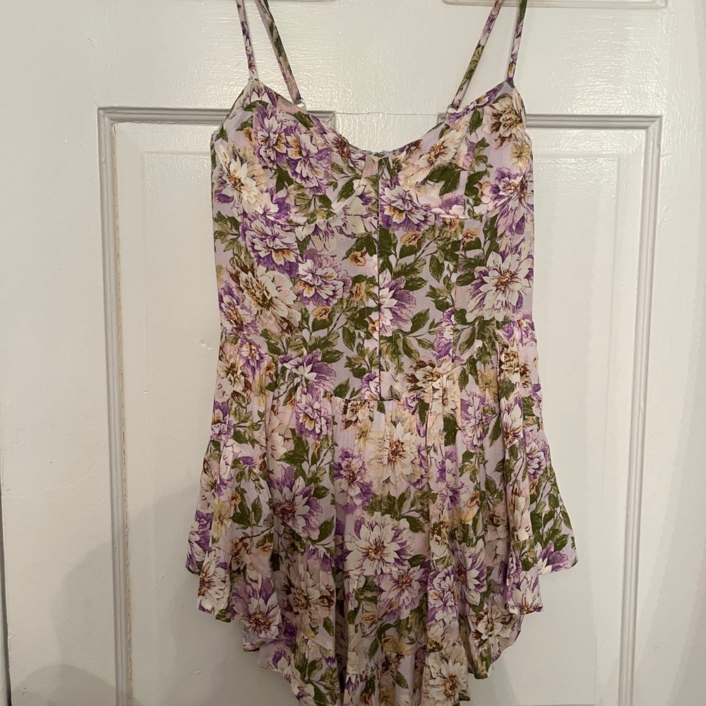 Floral Spaghetti Strap Top